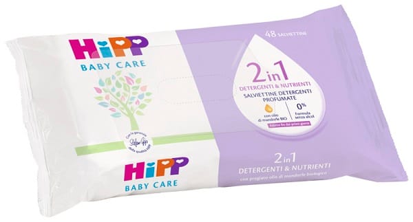 HIPP SALVIETTINE 2 IN 1 DETERGENTI&NUTRIENTI 48 PEZZI