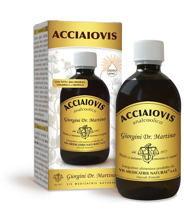 ACCIAIOVIS LIQUIDO ANALCOLICO 500 ML CON EDULCORANTI