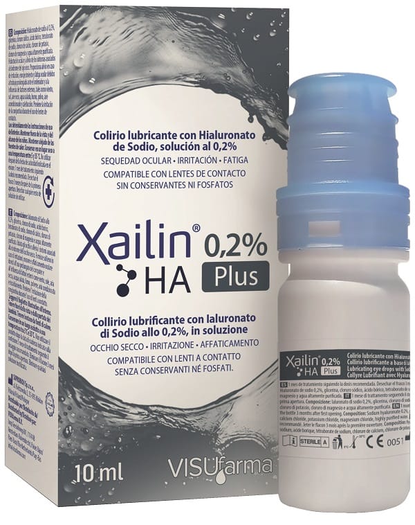 XAILIN PLUS 0,2% HA COLLIRIO 10 ML