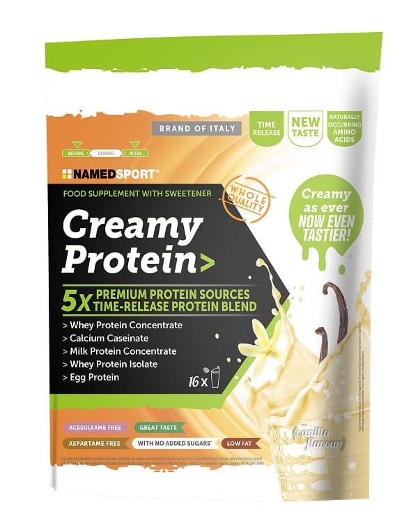 CREAMY PROTEIN VANILLA 500 G CON EDULCORANTE