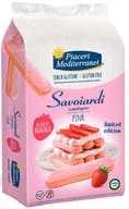 PIACERI MEDITERRANEI SAVOIARDI PINK LIMITED EDITION 180 G GUSTO FRAGOLA SENZA LATTOSIO SENZA GLUTINE