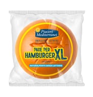 PIACERI MEDITERRANEI PANE PER HAMBURGER XL 110 G NATURALMENTE SENZA LATTOSIO