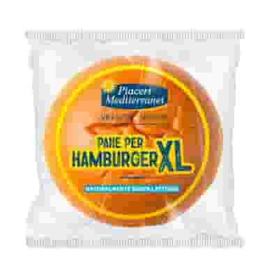 PIACERI MEDITERRANEI PANE PER HAMBURGER XL 110 G NATURALMENTE SENZA LATTOSIO