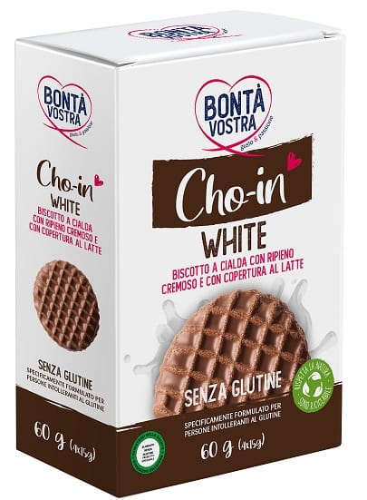 BONTA' VOSTRA CHO-IN WHITE BISCOTTI A CIALDA 4 PEZZI 27,5 G