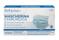 MASCHERINA CHIRURGICA HIGH PROTECTION MASK COLORE BLU 10 PEZZI