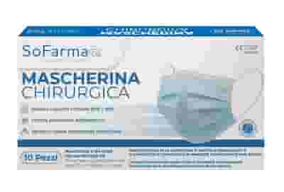 MASCHERINA CHIRURGICA HIGH PROTECTION MASK COLORE BLU 10 PEZZI
