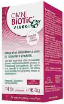 OMNI BIOTIC VIAGGI 14 STICK OROSOLUBILI CON EDULCORANTE SENZA GLUTINE E LATTOSIO