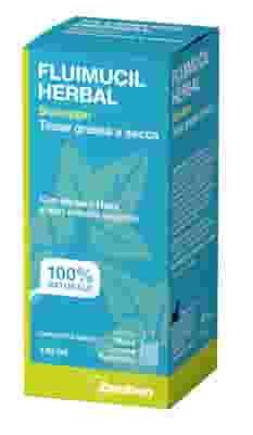FLUIMUCIL HERBAL SCIROPPO TOSSE GRASSA E SECCA 140 ML AROMA MIELE LIMONE EUCALIPTO SENZA GLUTINE SENZA LATTOSIO
