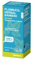 FLUIMUCIL HERBAL BAMBINI SCIROPPO TOSSE GRASSA E SECCA 140 ML AROMA FRAGOLA E MIELE SENZA GLUTINE SENZA LATTOSIO